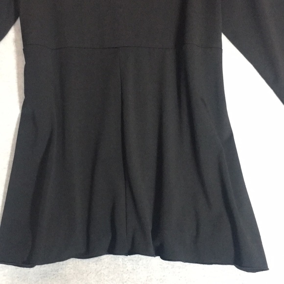 INVESTMENTS  Stretch Jersey Knit Color Block Shark-Bite Front Hem Defined Waist - Picture 13 of 16